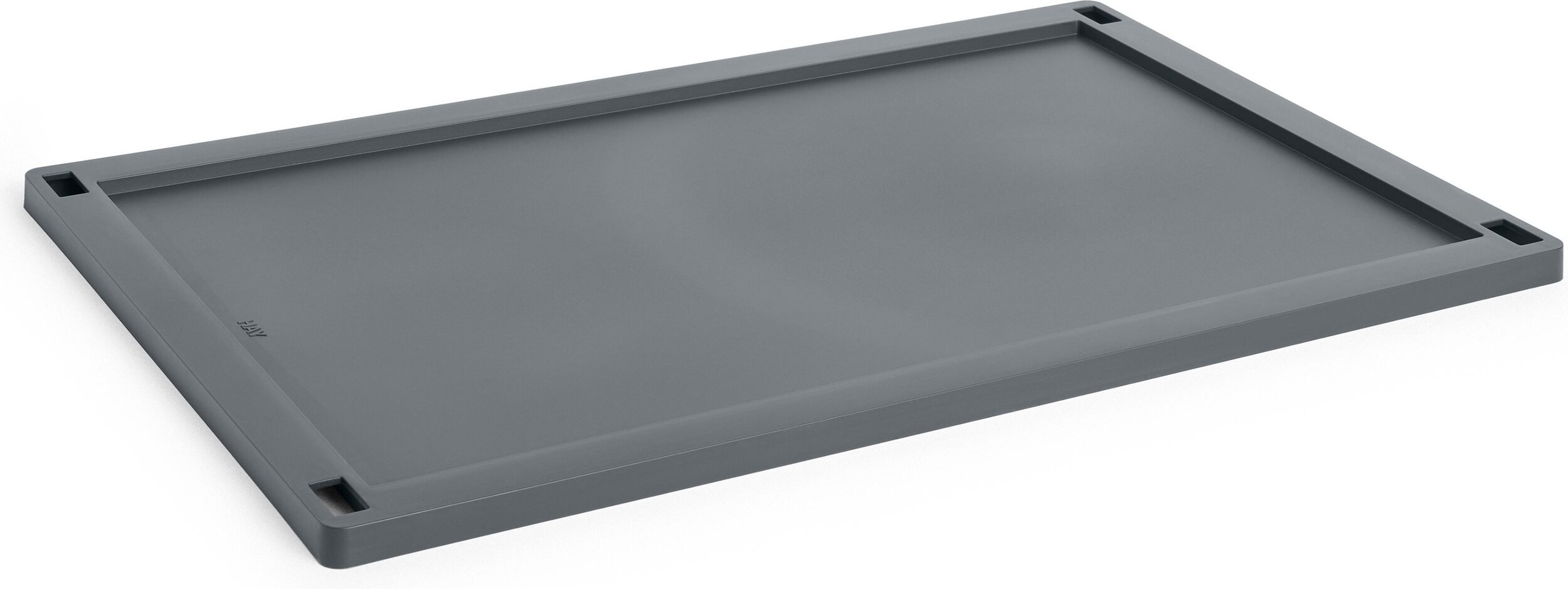 Pokrywka do kosza do przechowywania Hay Colour Crate L w kolorze węgla