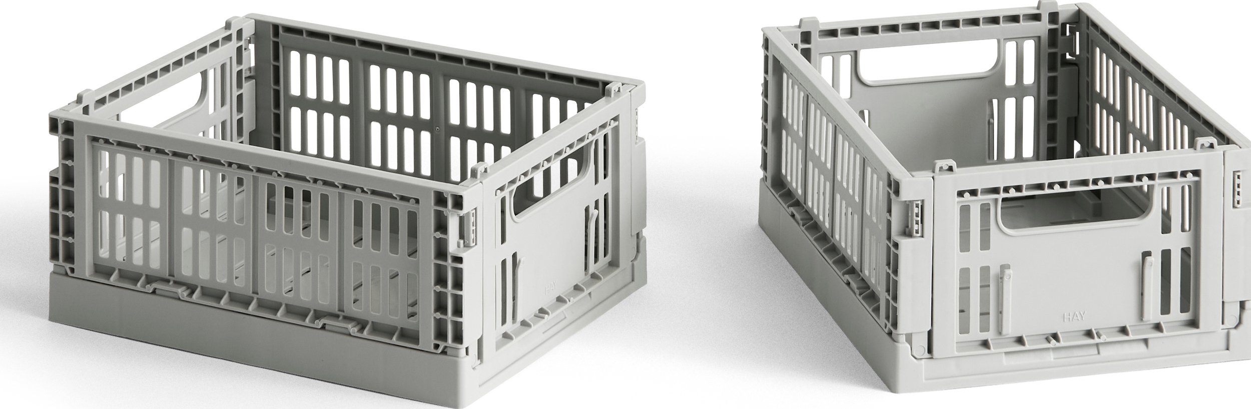 Kosze do przechowywania Hay Colour Crate Mini jasnoszare 2 szt.