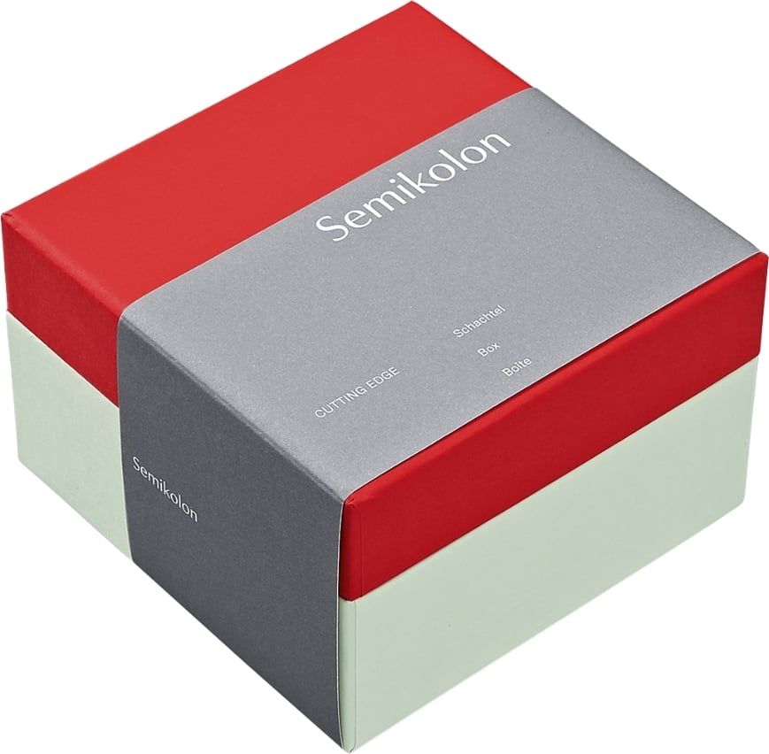 Pudełko prezentowe Cutting Edge S wiśniowo-pistacjowe