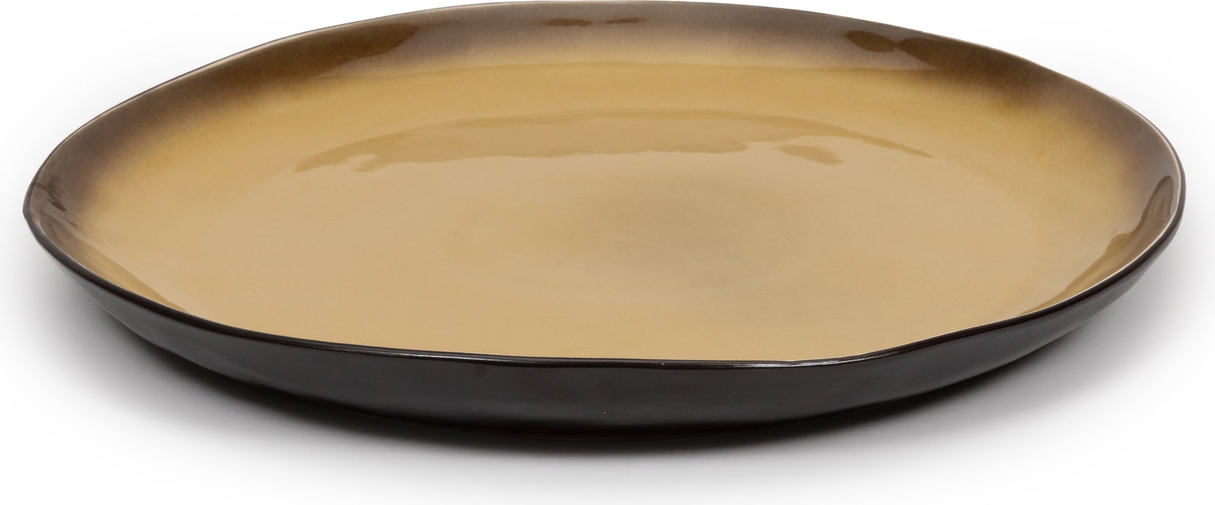 Talerze obiadowe Pure 33,6 cm żółte 2 szt.