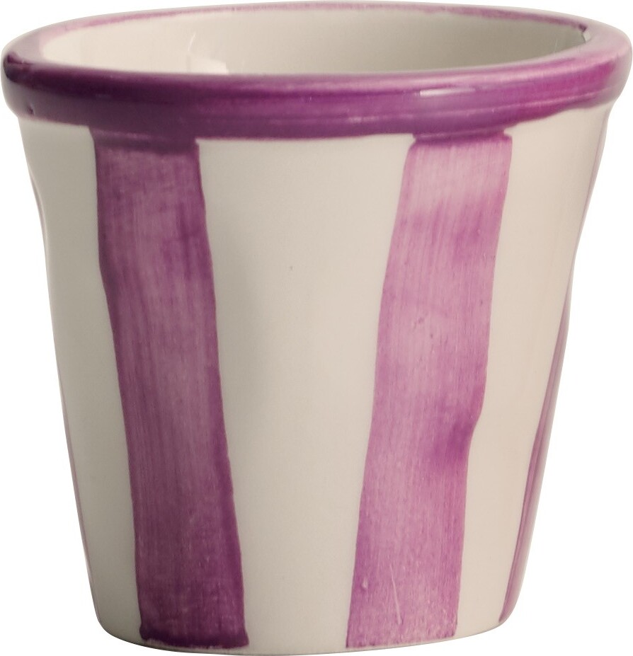 Kubek Lido Righe w paski 70 ml ametystowy