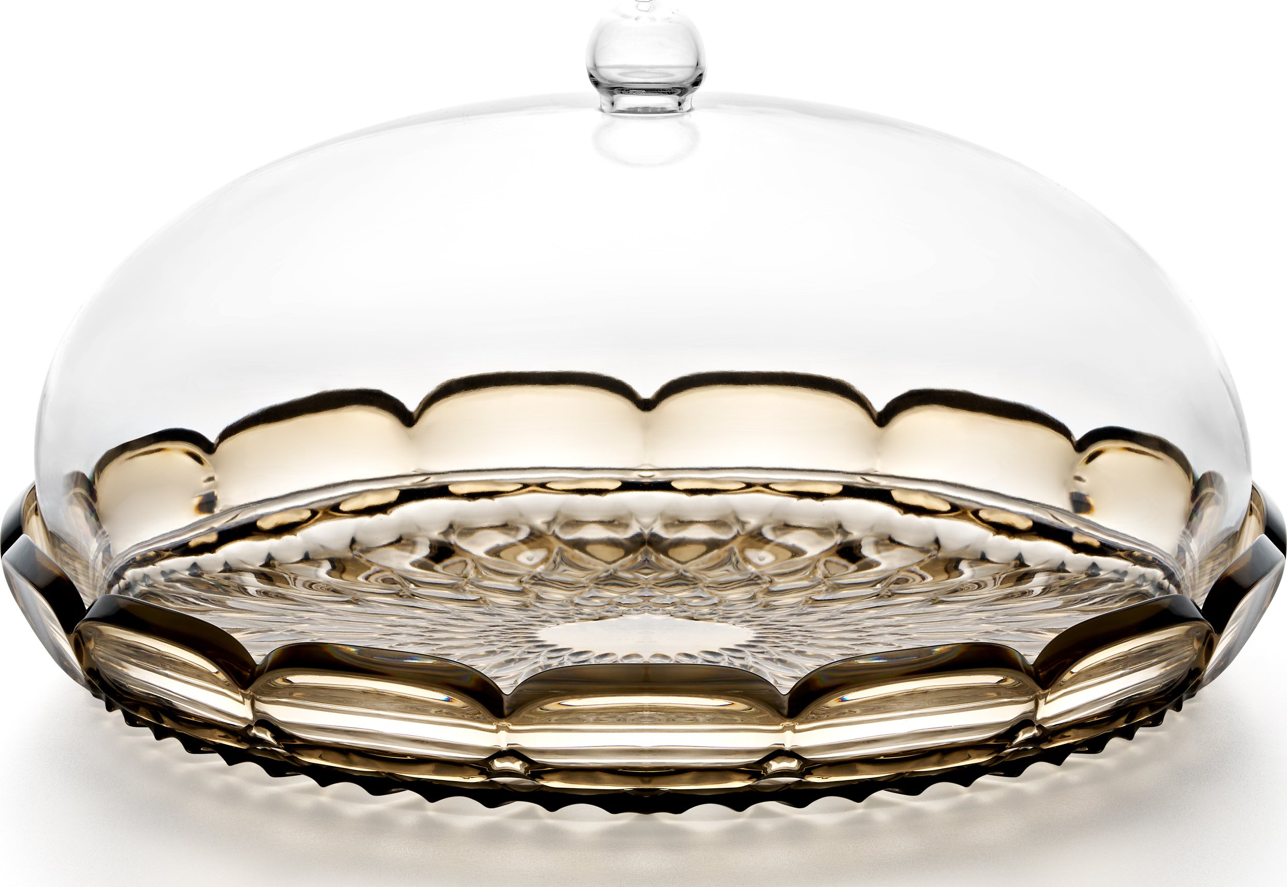 Patera na ciasto Vanity 16 cm przydymiona