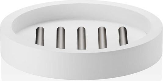 Mydelniczka Stone stal matowa-biała