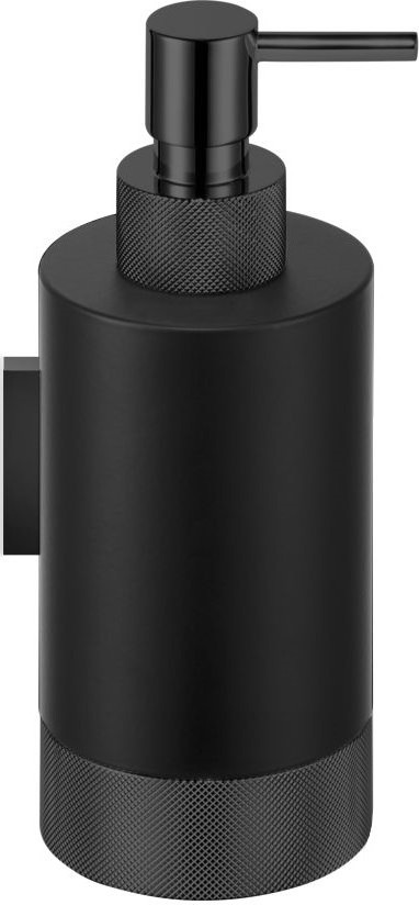 Dozownik do mydła Club czarny mat ścienny