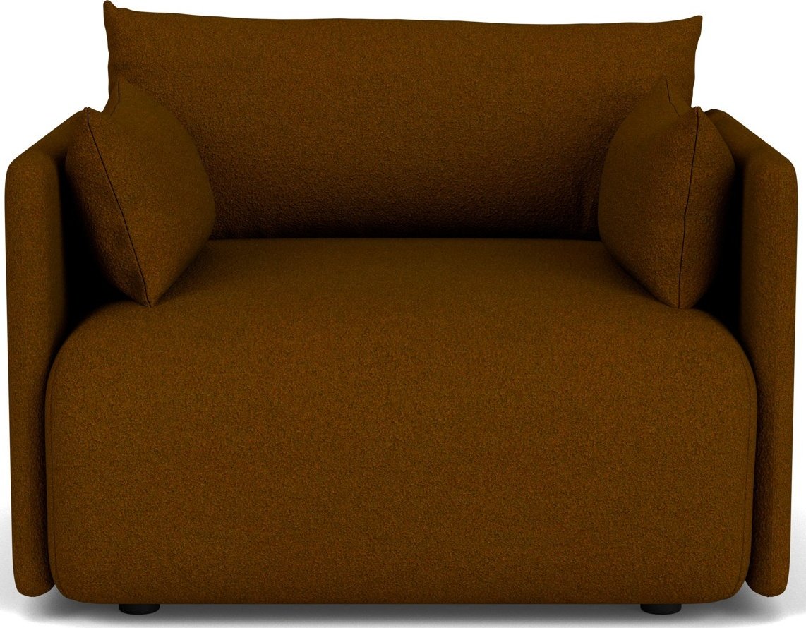 Sofa jednoosobowa Offset ciemnobrązowa