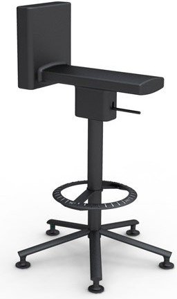 Stołek obrotowy 360 czarny
