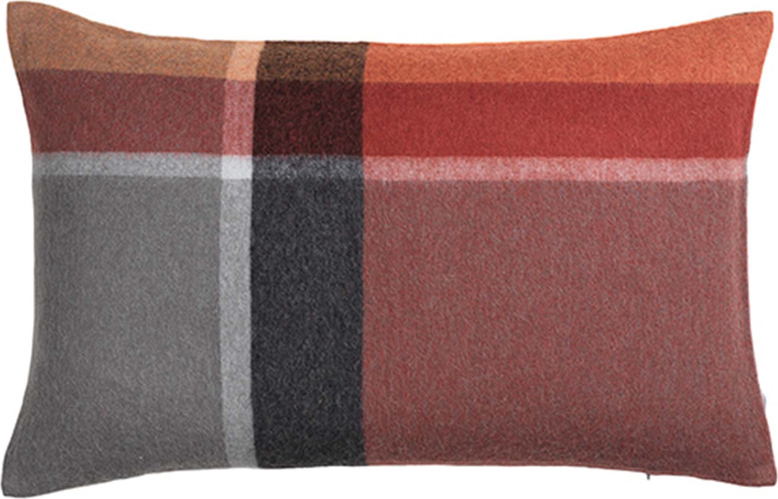 Poszewka dekoracyjna Manhattan 40 x 60 cm szaro-pomarańczowa