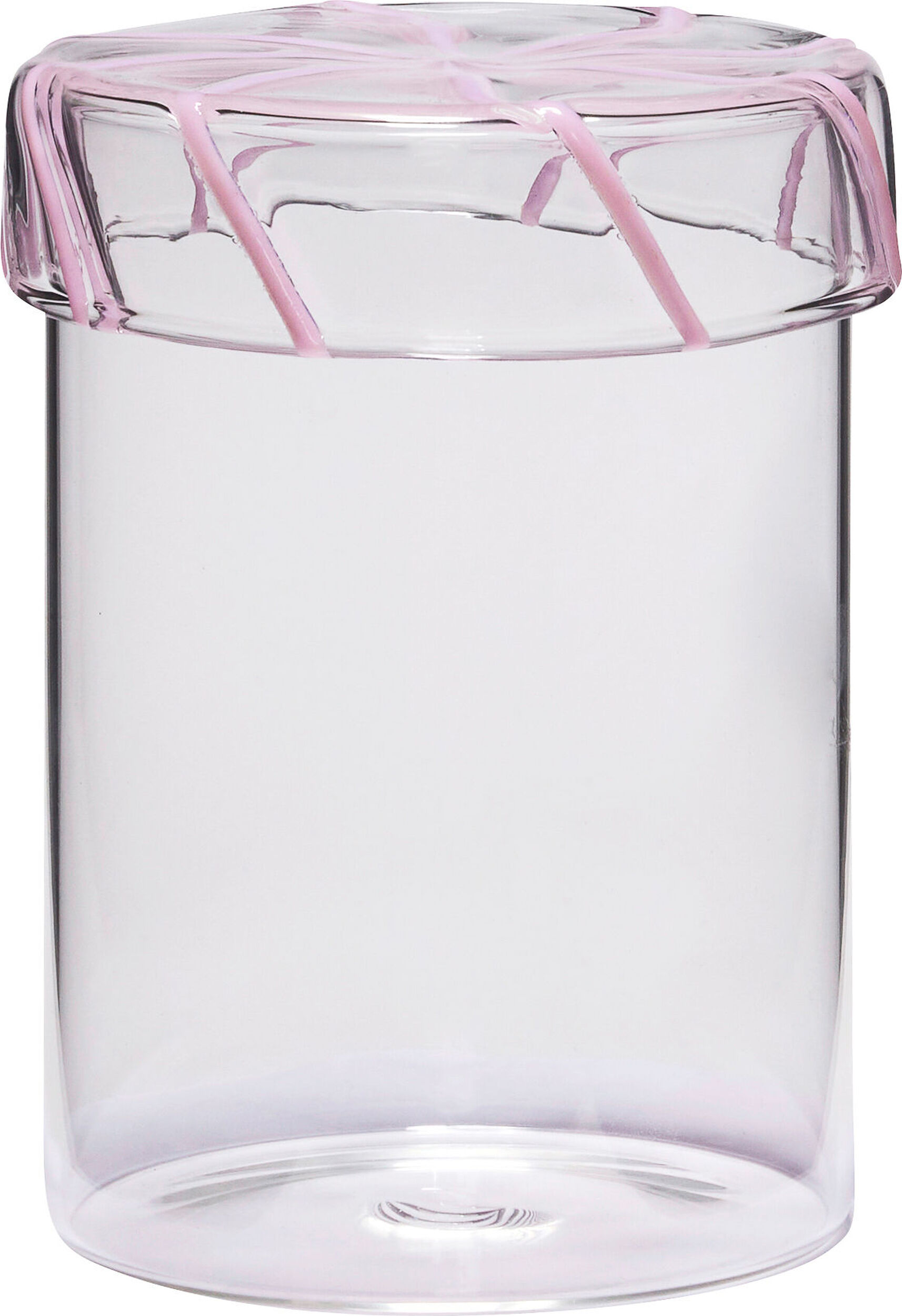 Słoik do przechowywania Heir 14 cm różowy