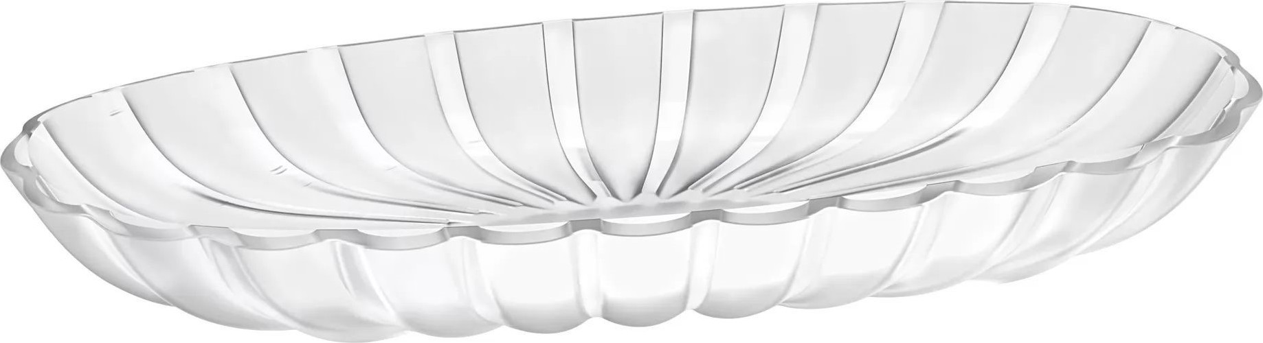 Taca do serwowania Dolcevita owalna perłowa z recyklingu