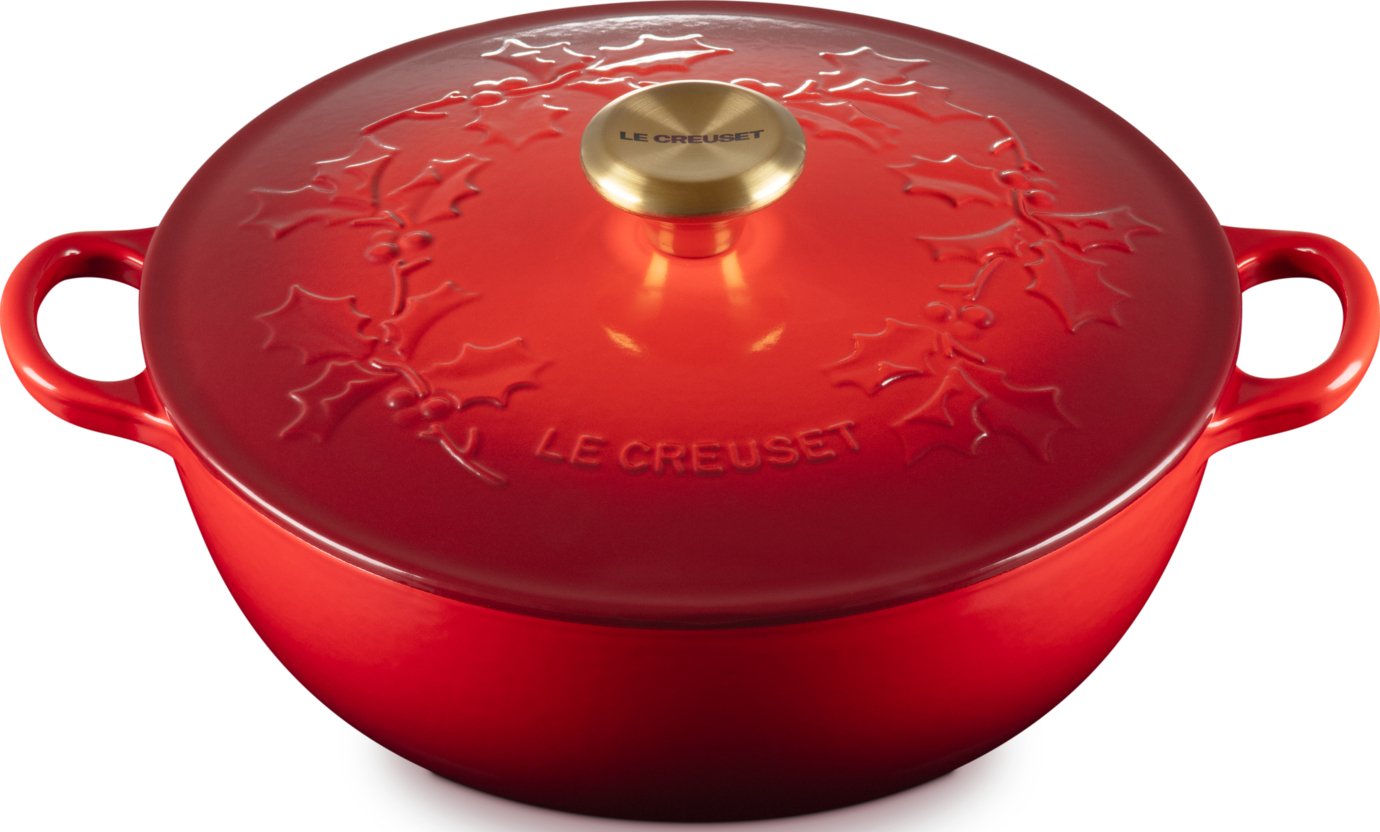 Garnek La Marmite Holly 26 cm wiśniowy