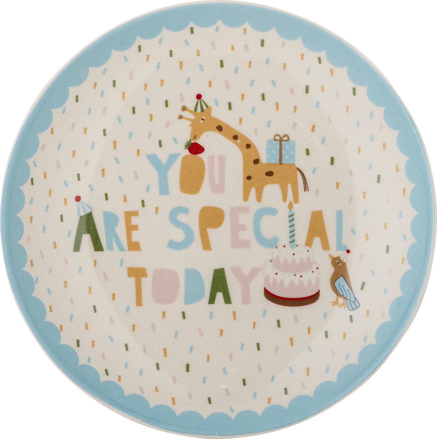 Talerz dziecięcy Celebrate 16 cm niebieski