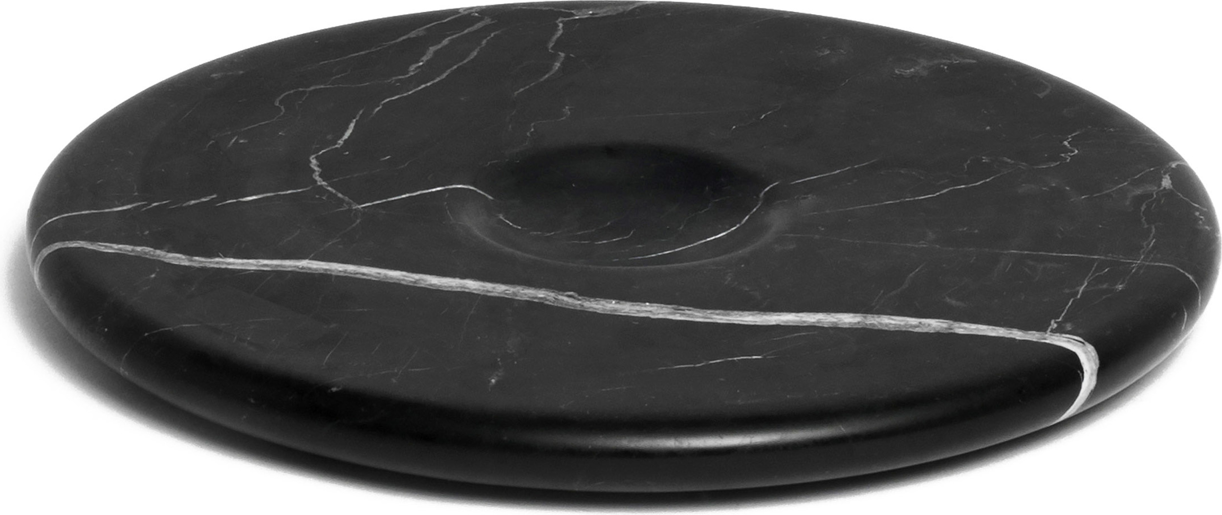 Patera Moon marmurowa czarna