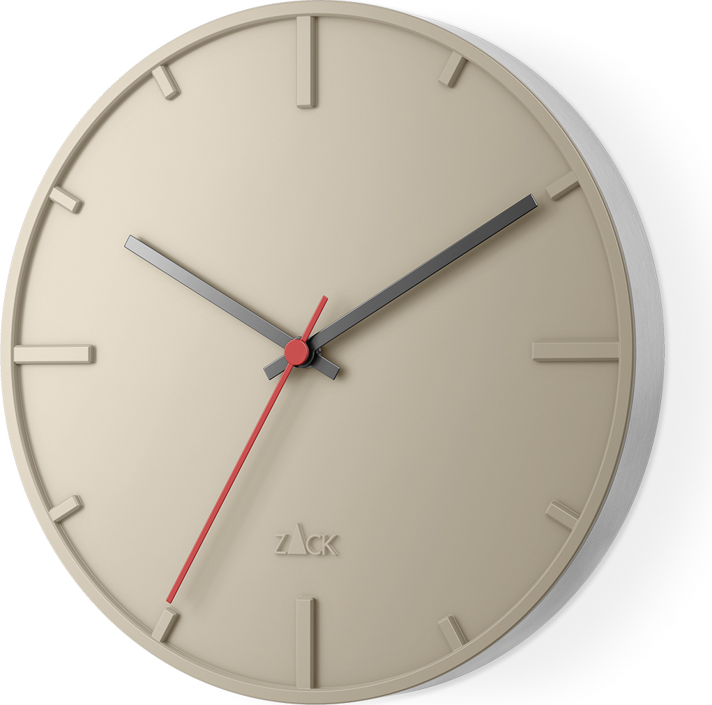 Zegar ścienny Wanu beżowy