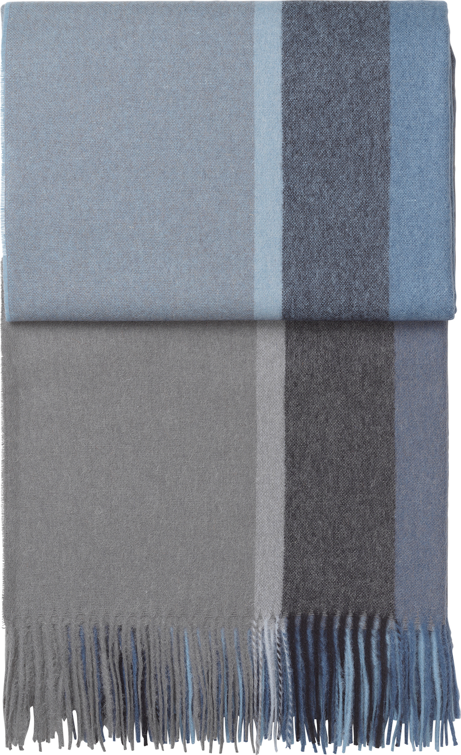 Koc Manhattan 130 x 200 cm szaro-niebieski