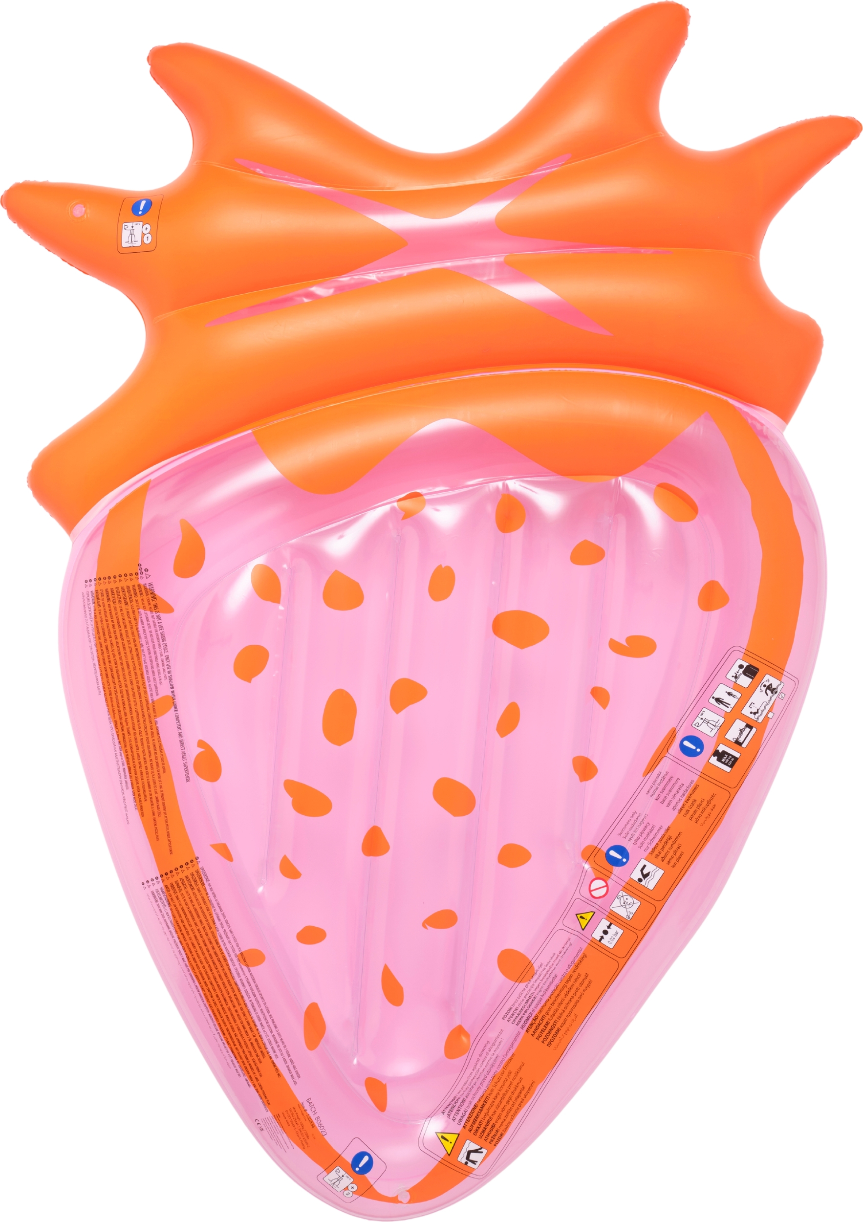 Materac do pływania Luxe Strawberry Pink Berry