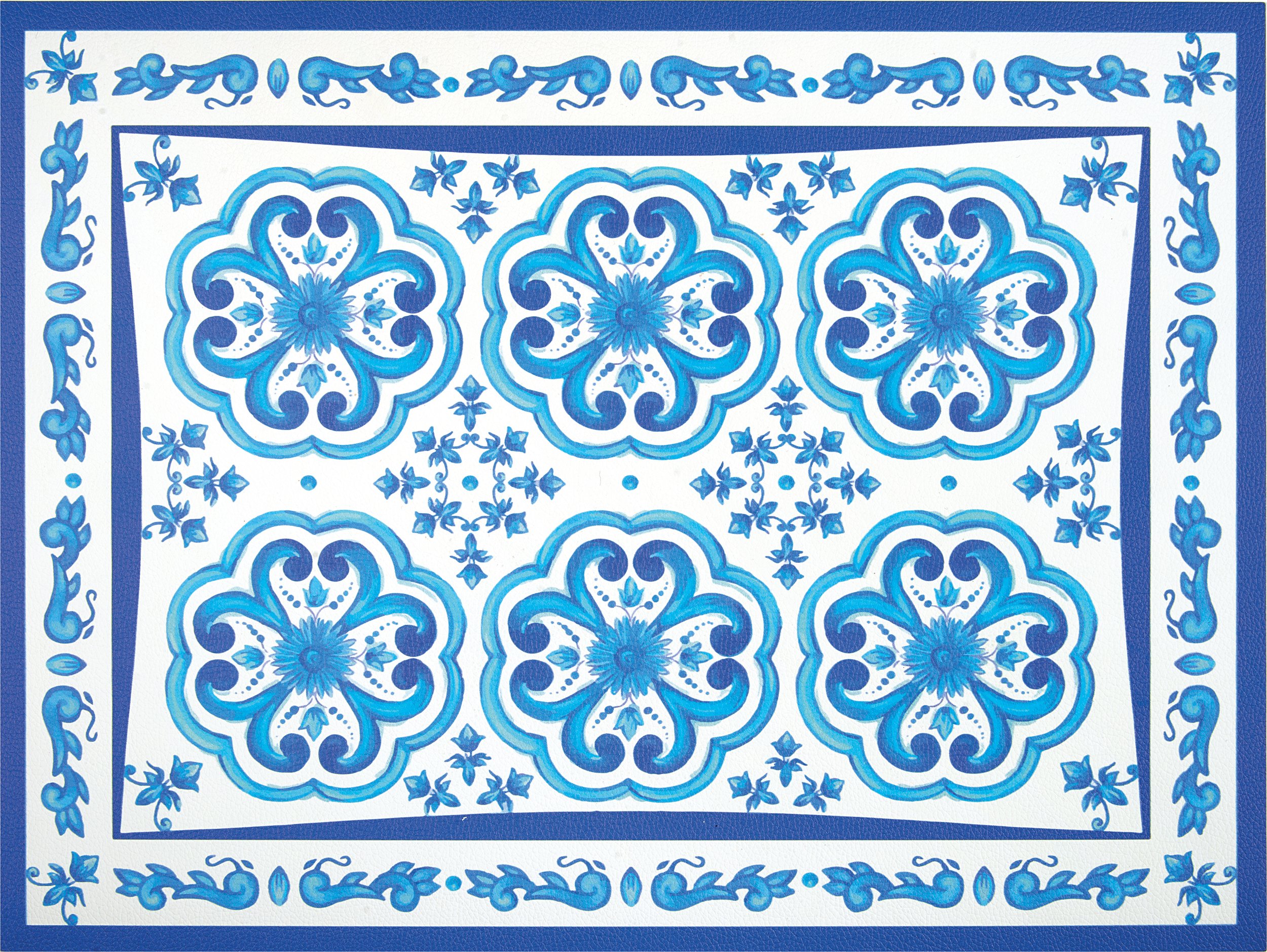 Podkładka pod talerz Blues 33 x 44 cm niebieska