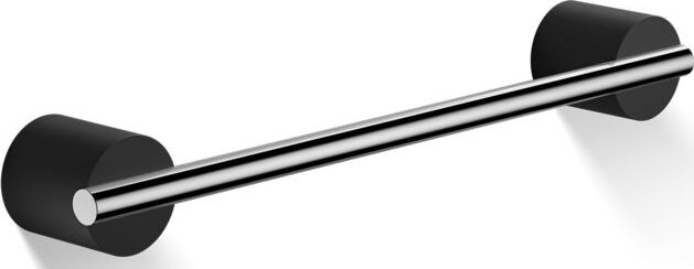 Wieszak reling na ręczniki Stone 30 cm chrom-czarny