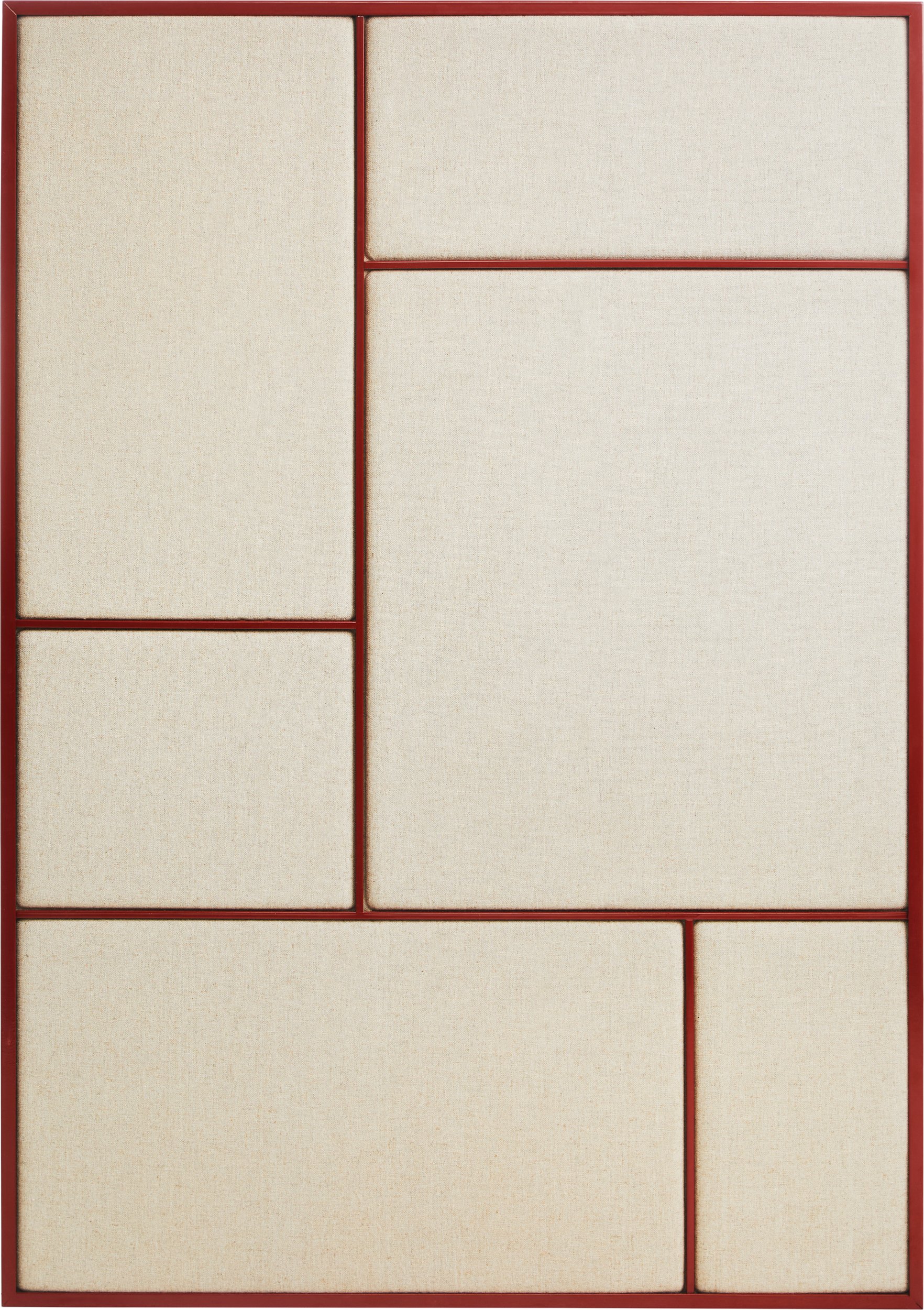 Tablica ścienna tapicerowana Nouveau Pin L czerwona