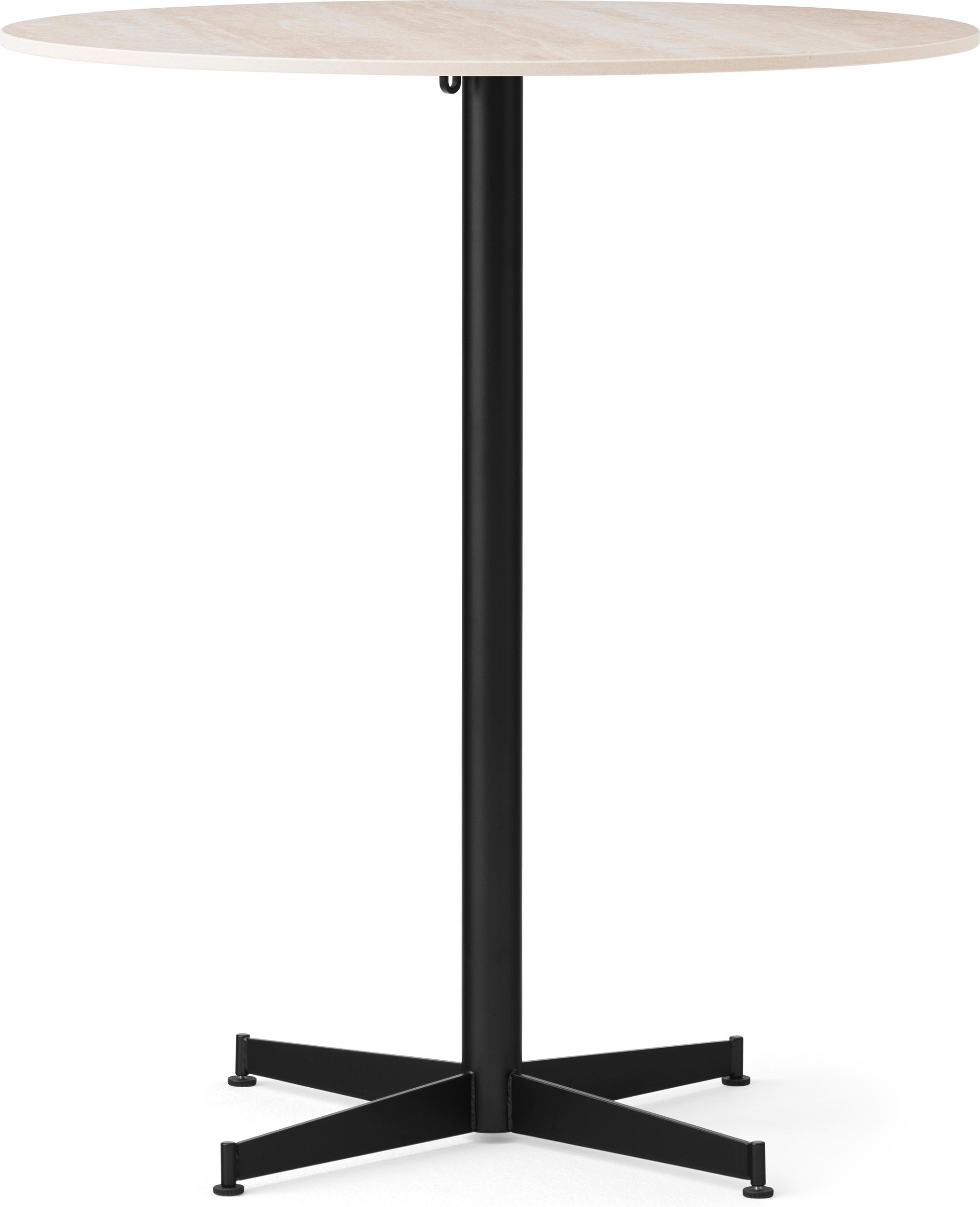 Stół barowy z czarną podstawą Nook Star Base Ceramic niski 80 cm