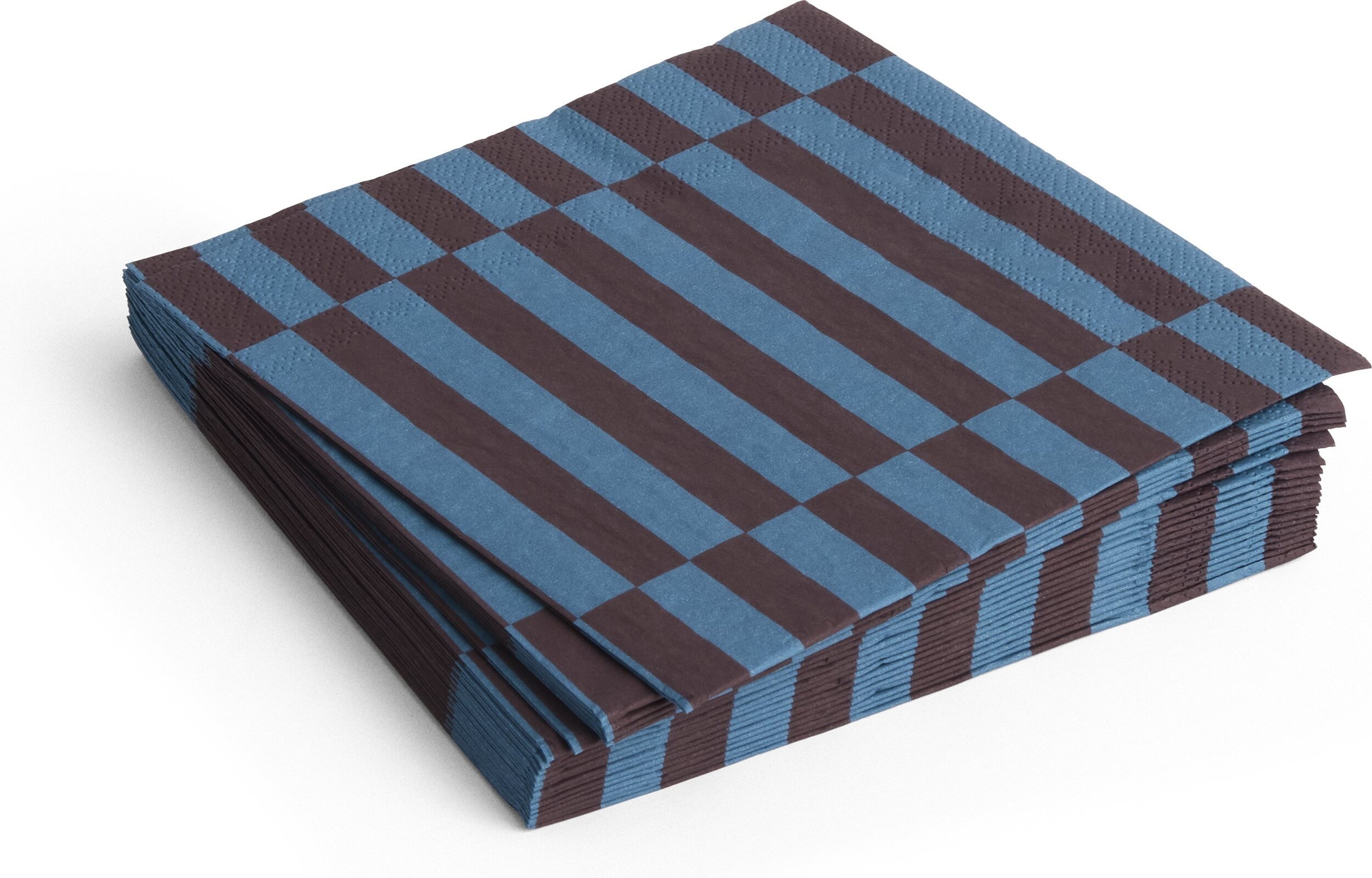 Serwetki papierowe Hay Pattern 33 x 33 cm antracytowo-bordowe paski 20 szt.