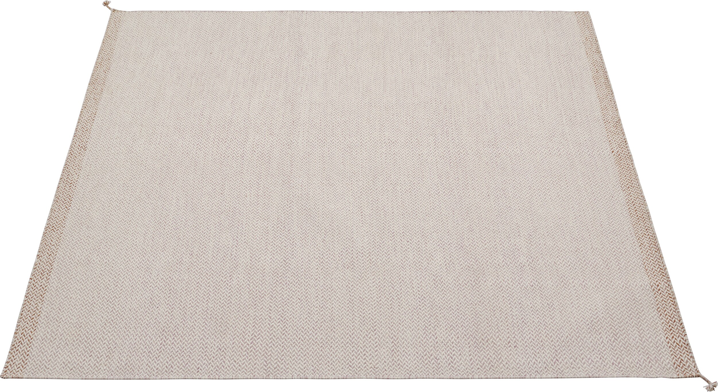 Dywan Ply 240 x 240 cm jasnoróżowy