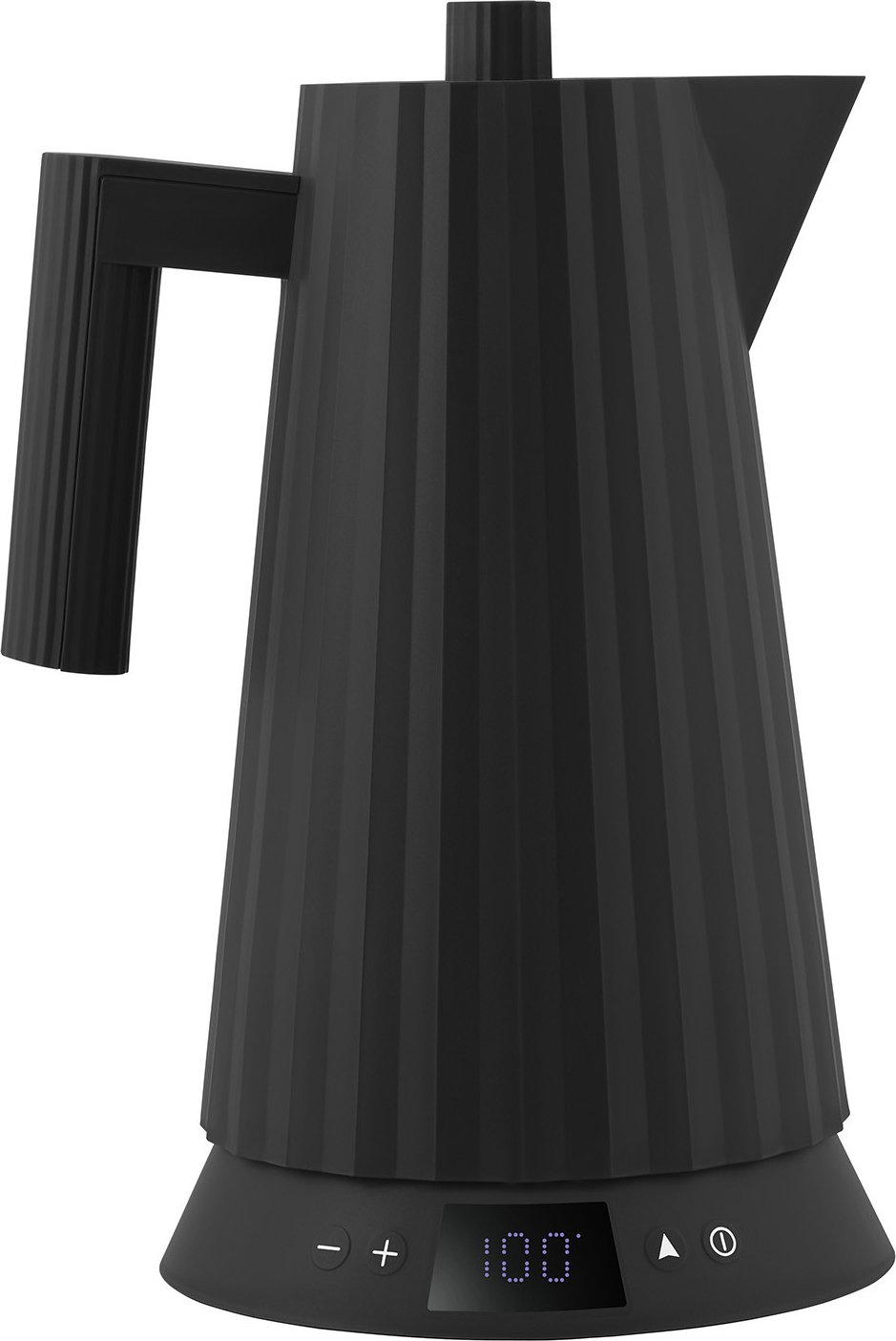 Czajnik elektryczny z regulacją temperatury Plissé 1,7 l czarny