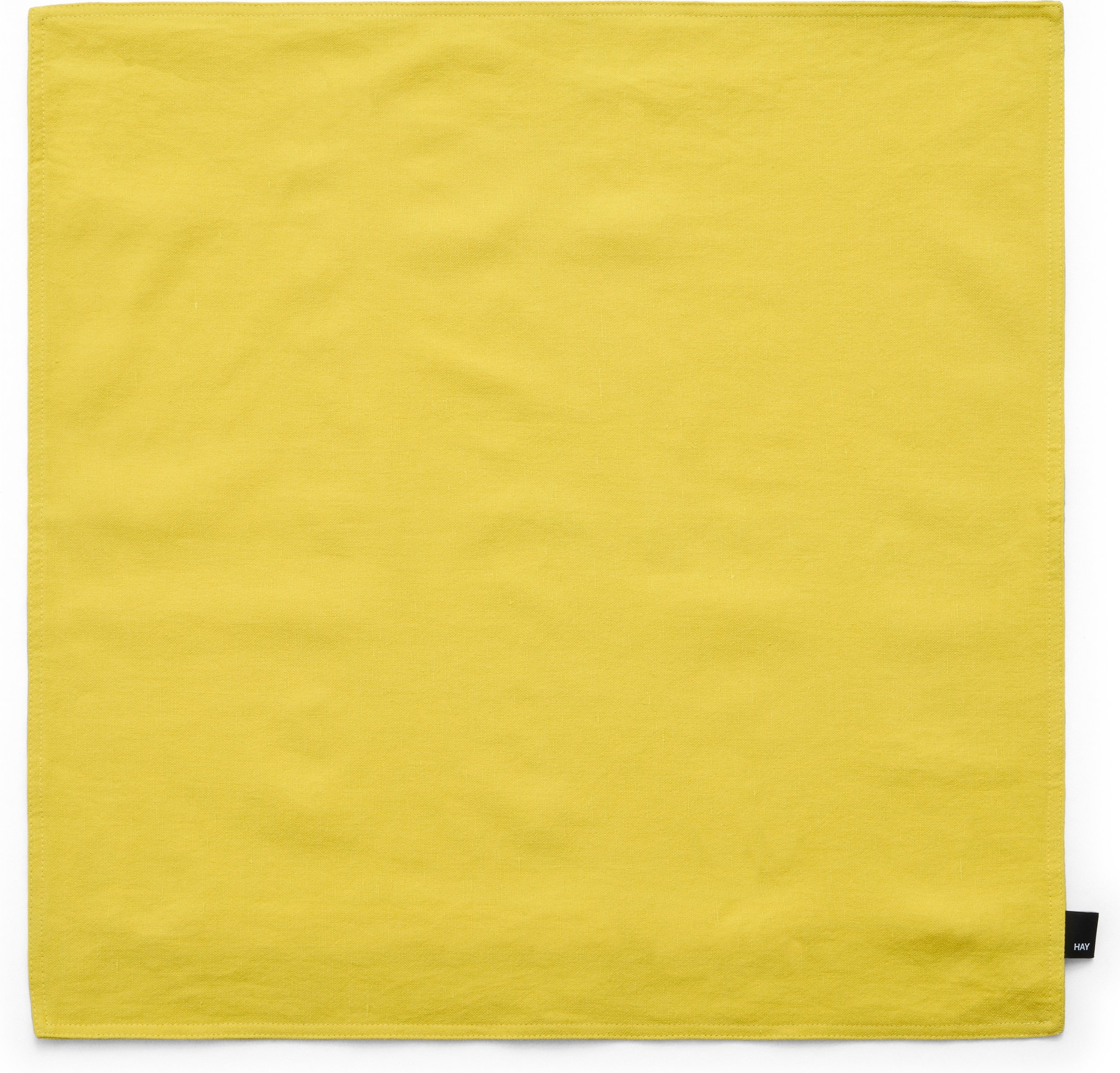 Poszewka na poduszkę Hay Linen 60 x 60 cm cytrynowa