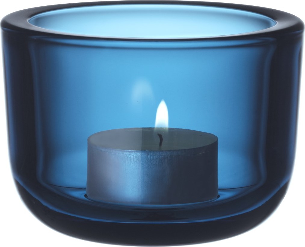 Świecznik tealight Valkea turkusowy