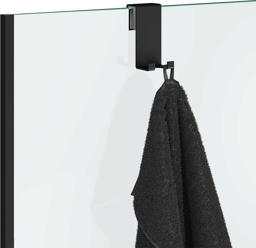 Wieszak do kabiny prysznicowej Decor Walther czarny mat