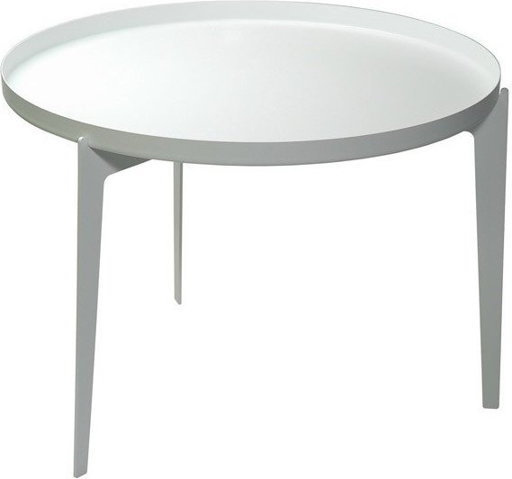 Stolik kawowy Illusion biały mały