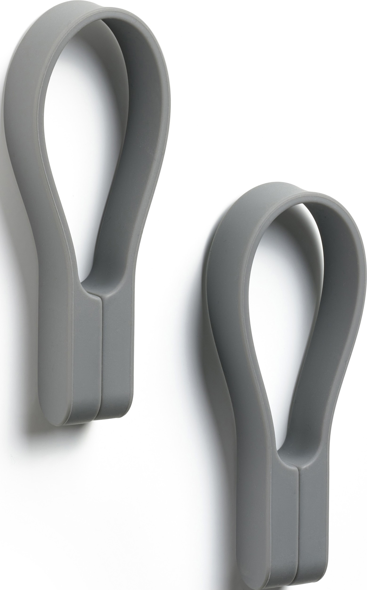 Zawieszki do haczyków ściennych Zone Denmark szare magnetyczne 2 szt.