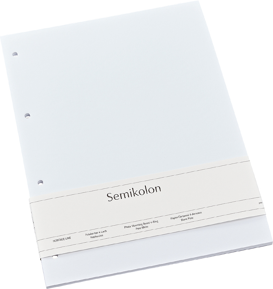 Strony uzupełniające do albumu na zdjęcia Photograph 4 Ring białe 20 szt.