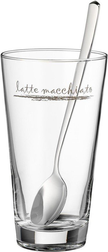 Szklanki do latte macchiato WMF z łyżeczkami 6 szt.