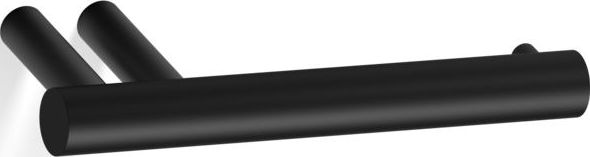 Wieszak na papier toaletowy Bar czarny mat