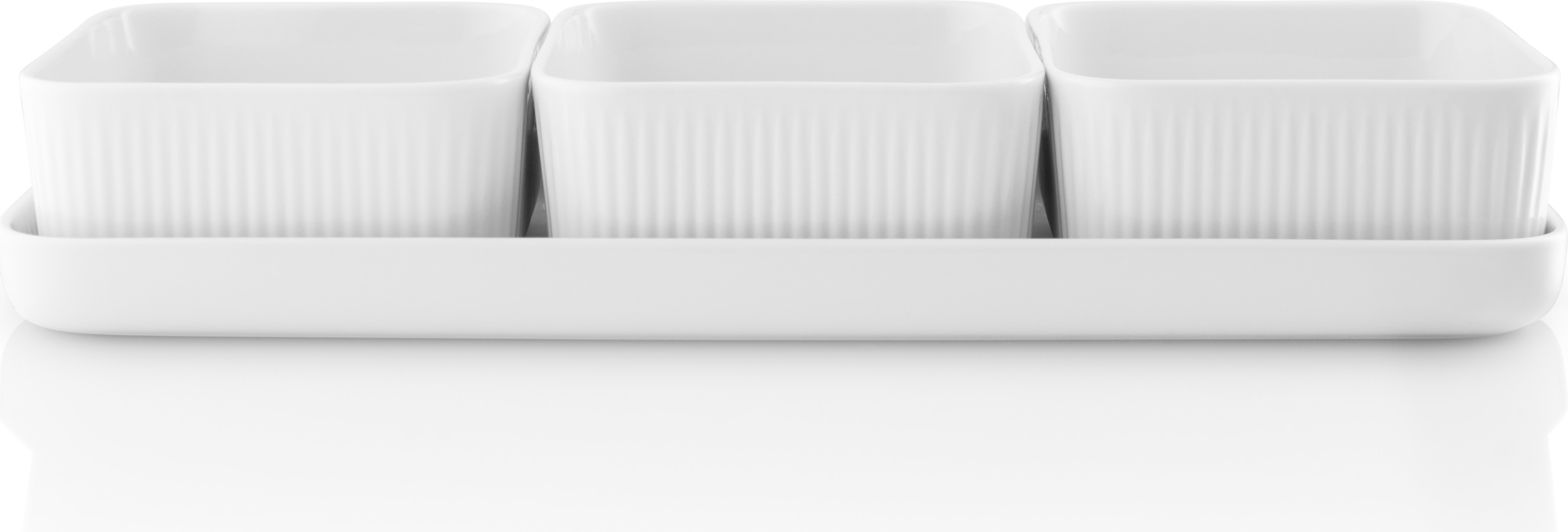 Miseczki na przekąski Nova z tacą 4 el.