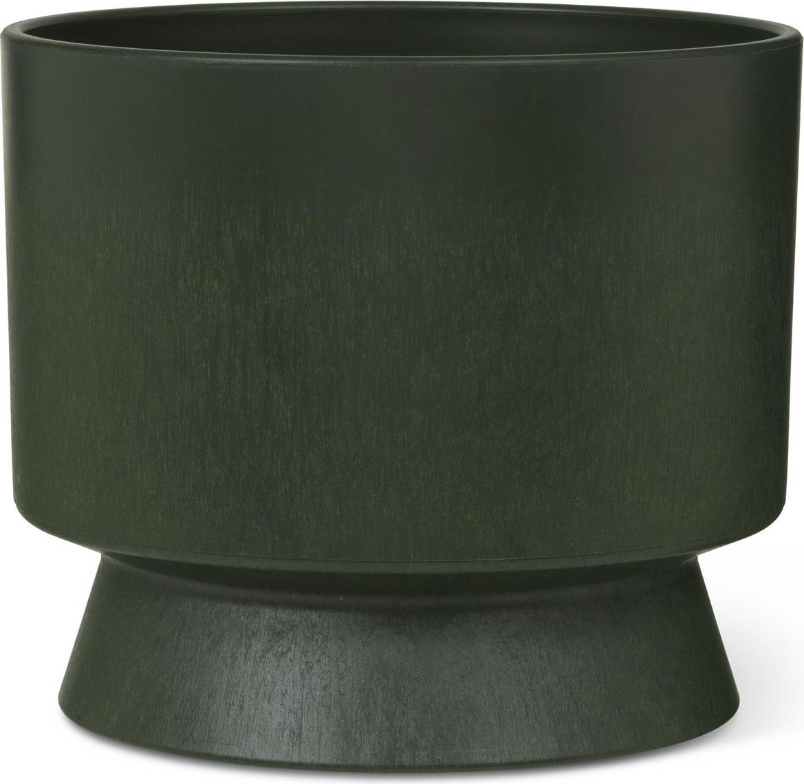 Osłonka na doniczkę Rosendahl 19 cm ciemnozielona
