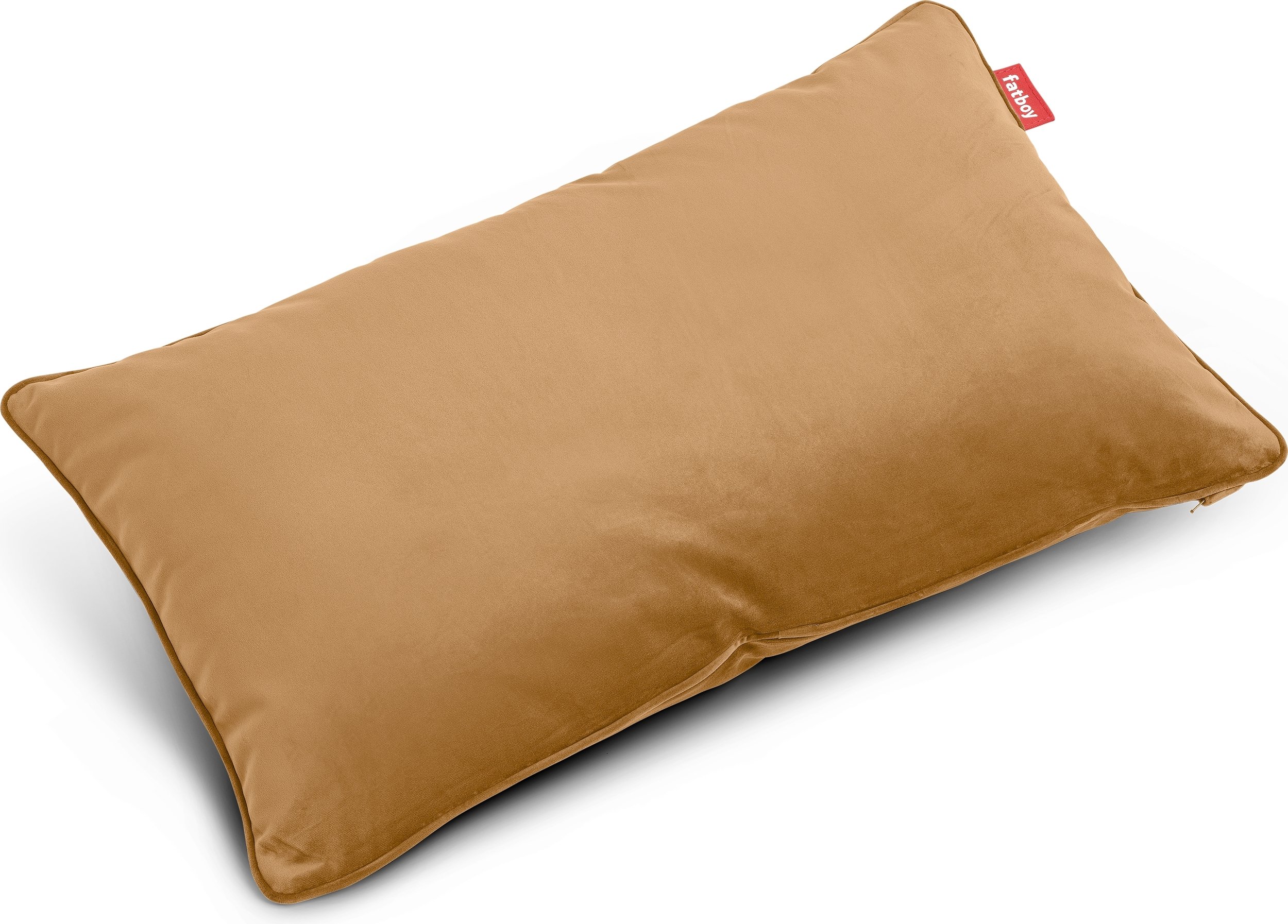 Poduszka dekoracyjna Velvet King migdałowa z recyklingu