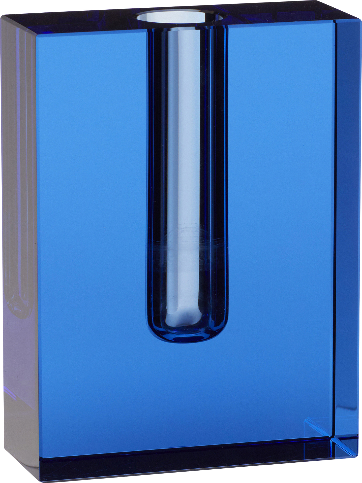 Wazon Hübsch prostokątny niebieski