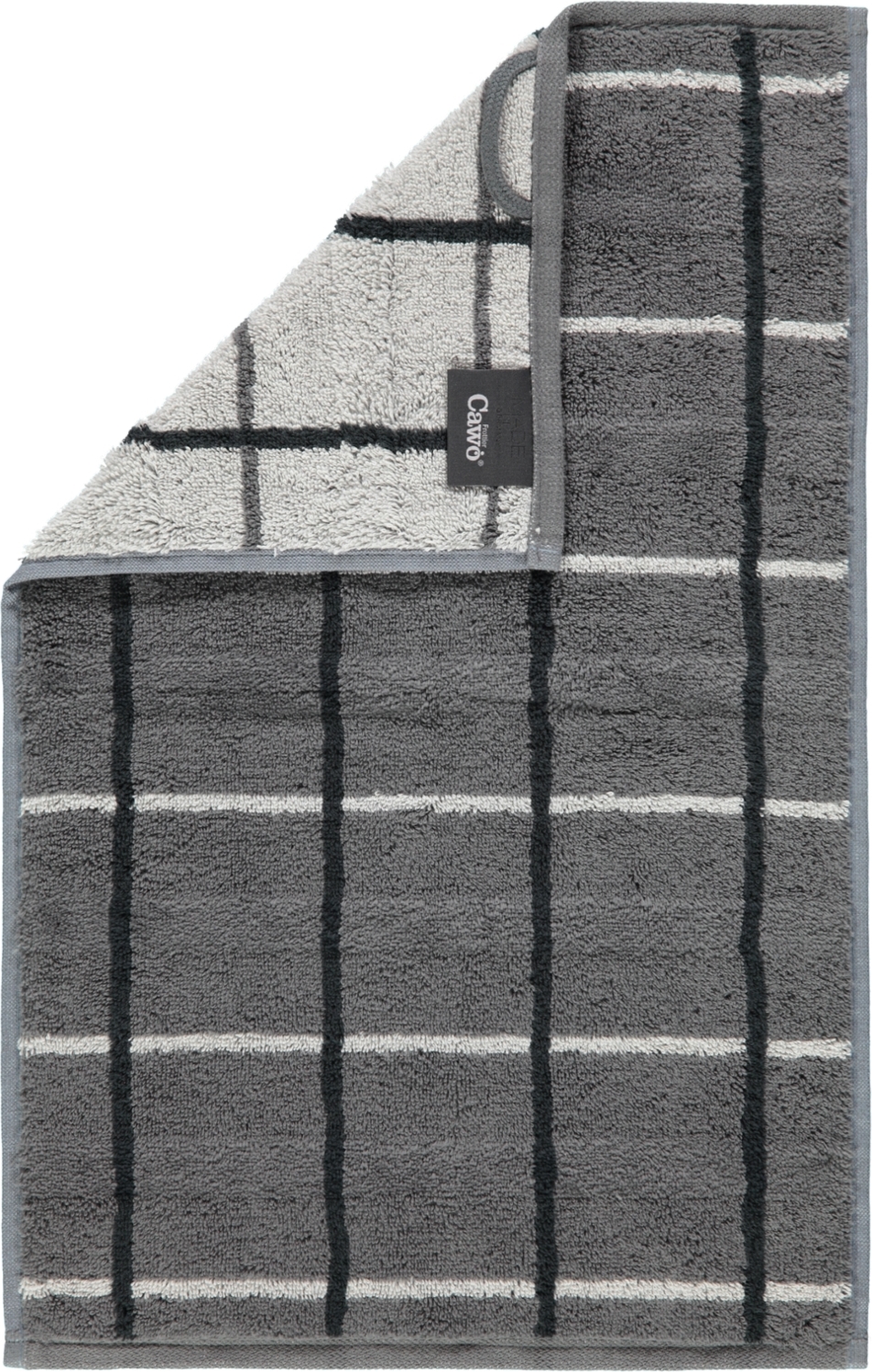 Ręcznik Square w romby 30 x 50 cm antracytowy