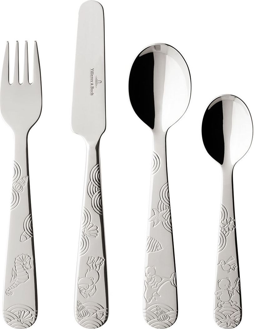 Sztućce dziecięce Happy as a Bear 4 el.