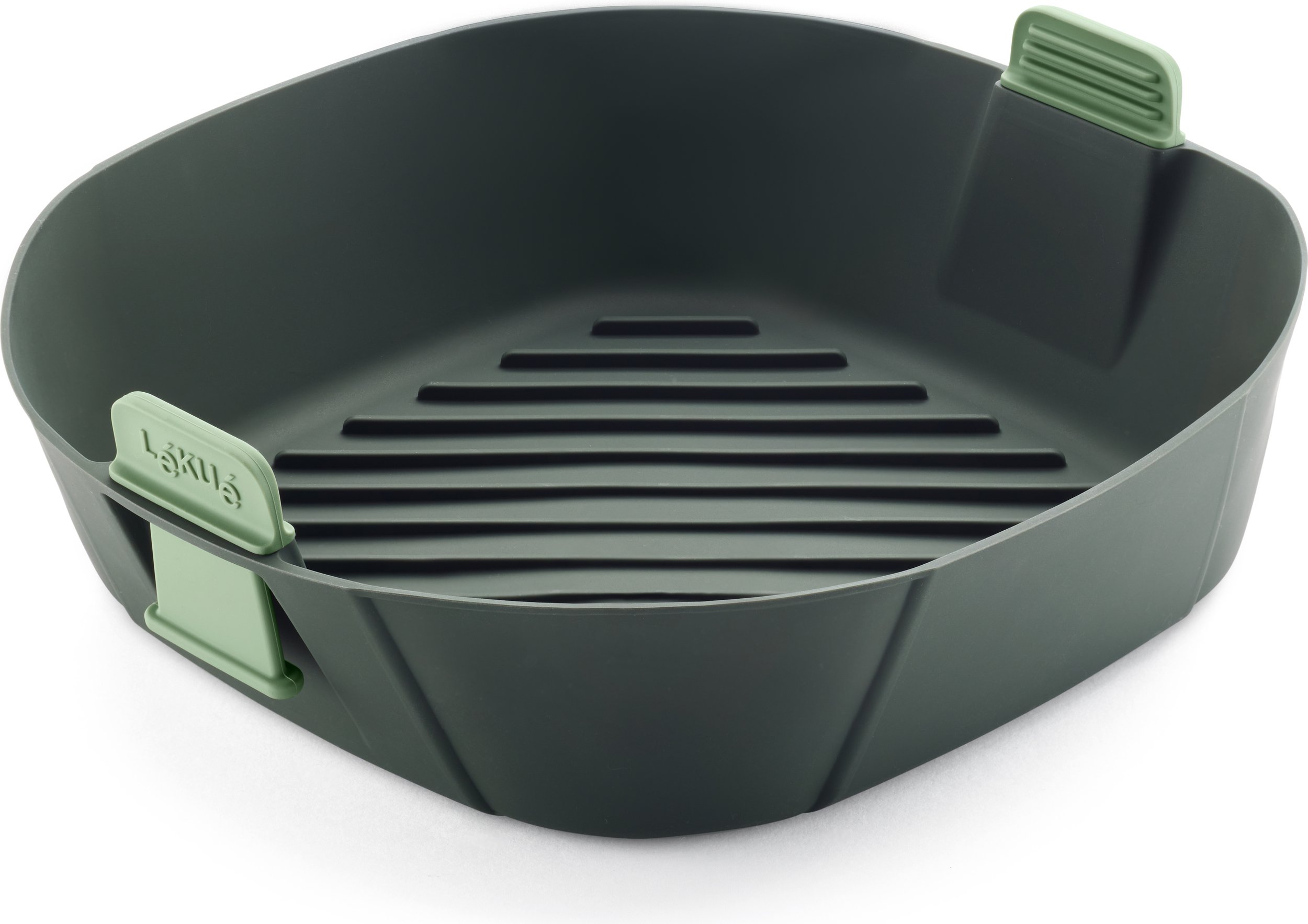 Koszyk do frytkownicy beztłuszczowej Lekue 25 cm szarozielony