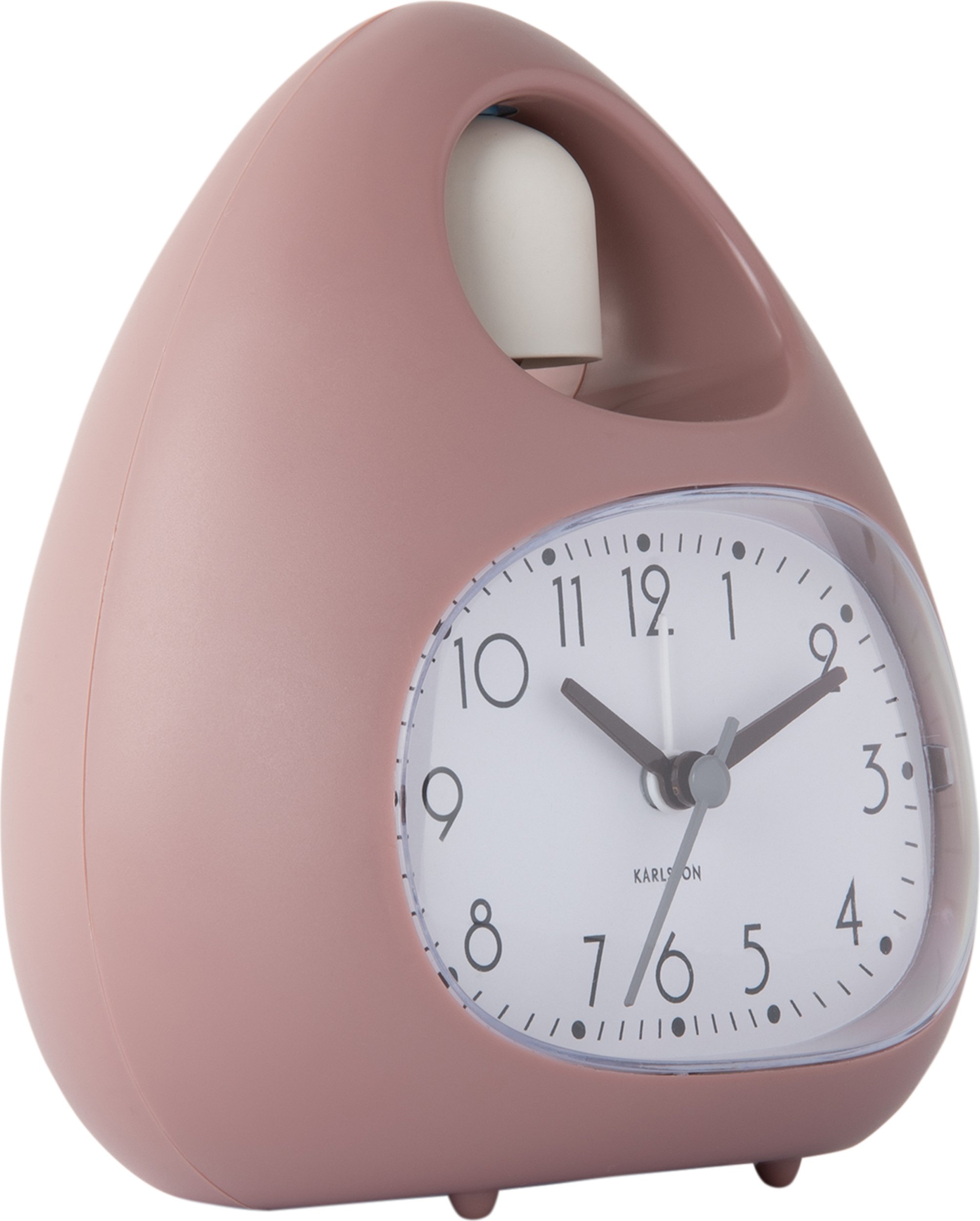 Zegar i budzik Blob Bell różowy