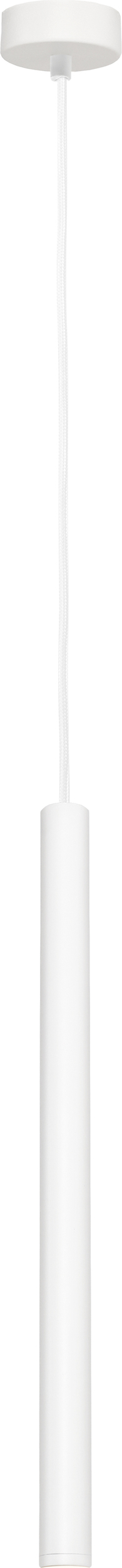 Lampa wisząca Roll biała z łączeniem białym