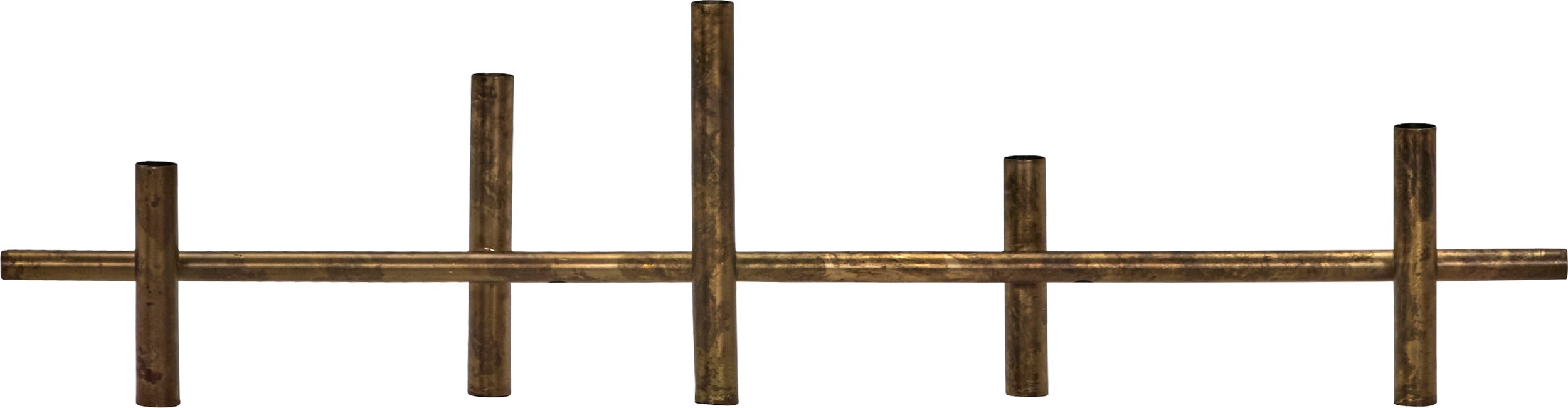 Świecznik HDMaxi80 antyczny mosiądz