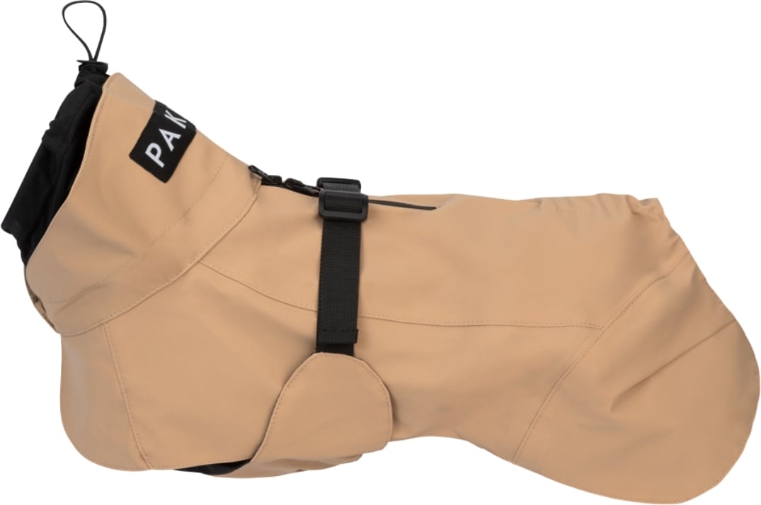 Płaszcz przeciwdeszczowy dla psa Paikka Visibility Lite 70 cm taupe