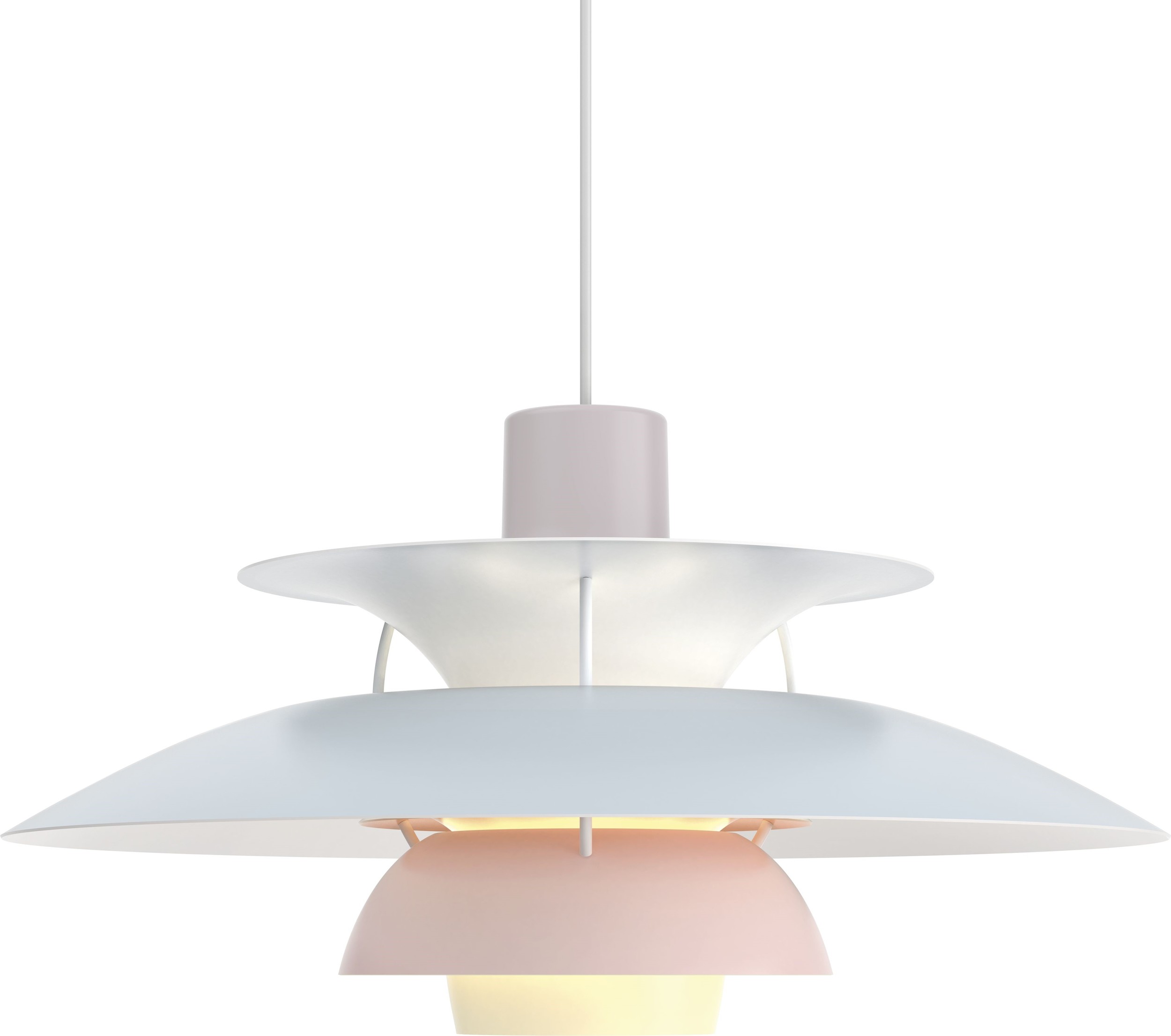 Lampa wisząca PH 50 cm pastelowa niebieska