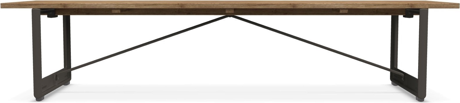 Ławka Brut 63 x 220 cm antracytowa