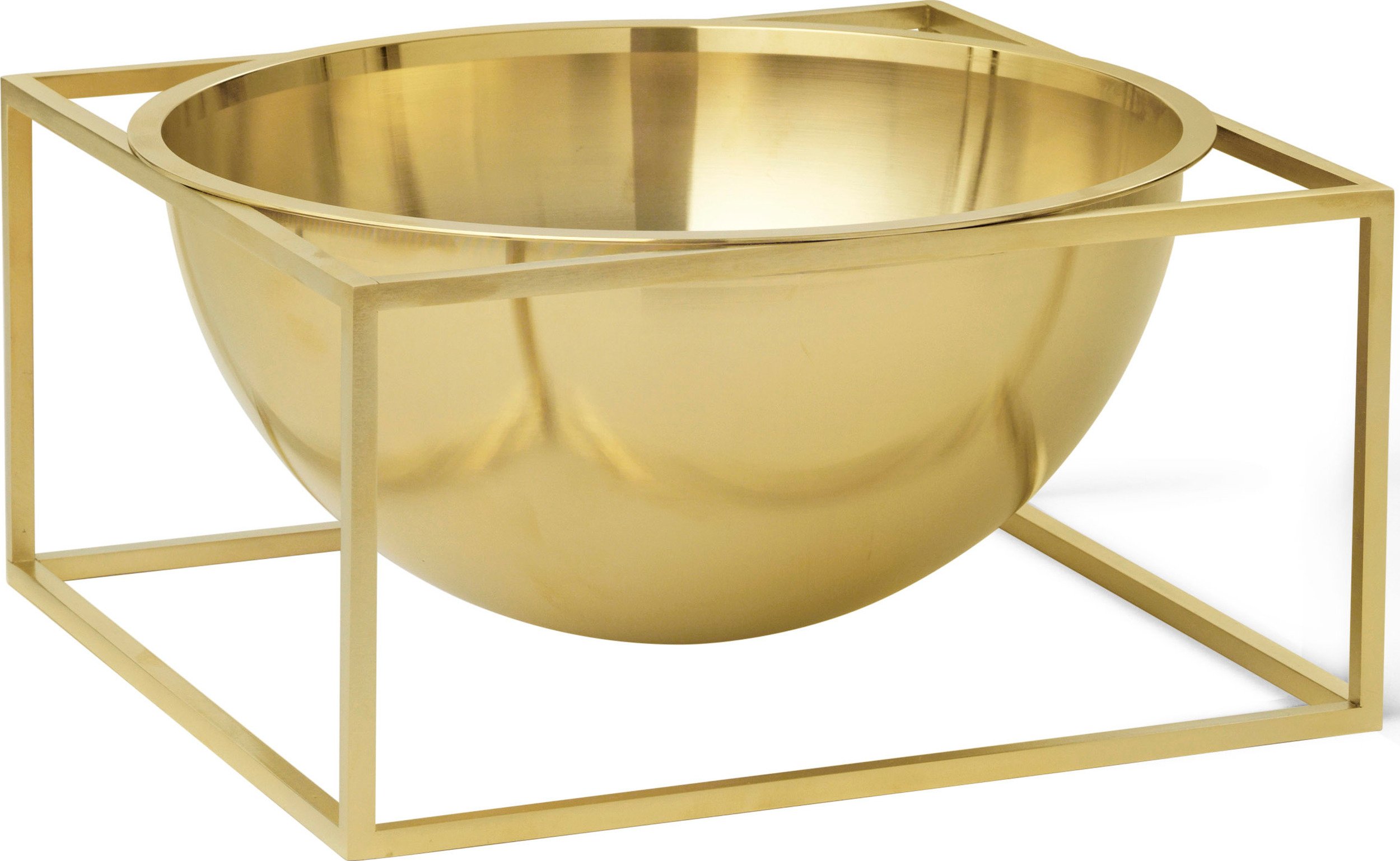 Miseczka Kubus centerpiece niska 12 cm złota