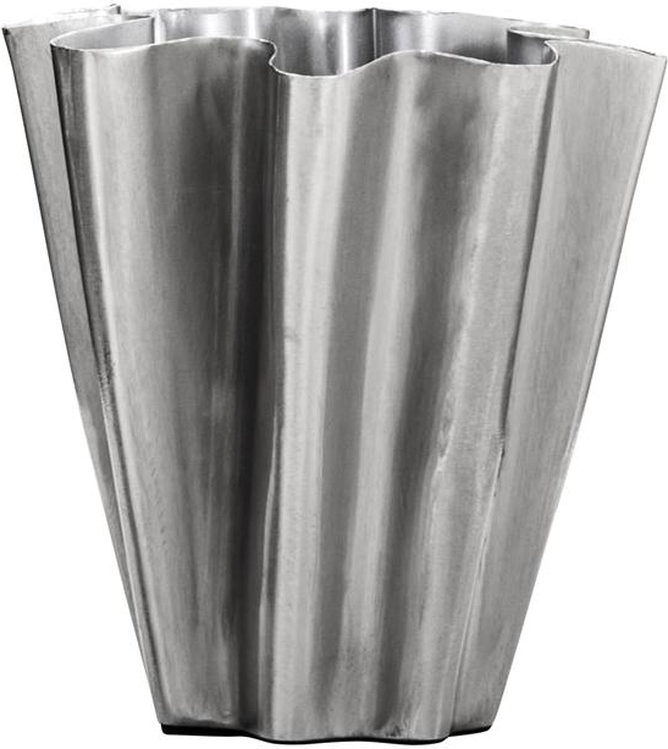 Wazon Flood 13 cm srebro szczotkowane