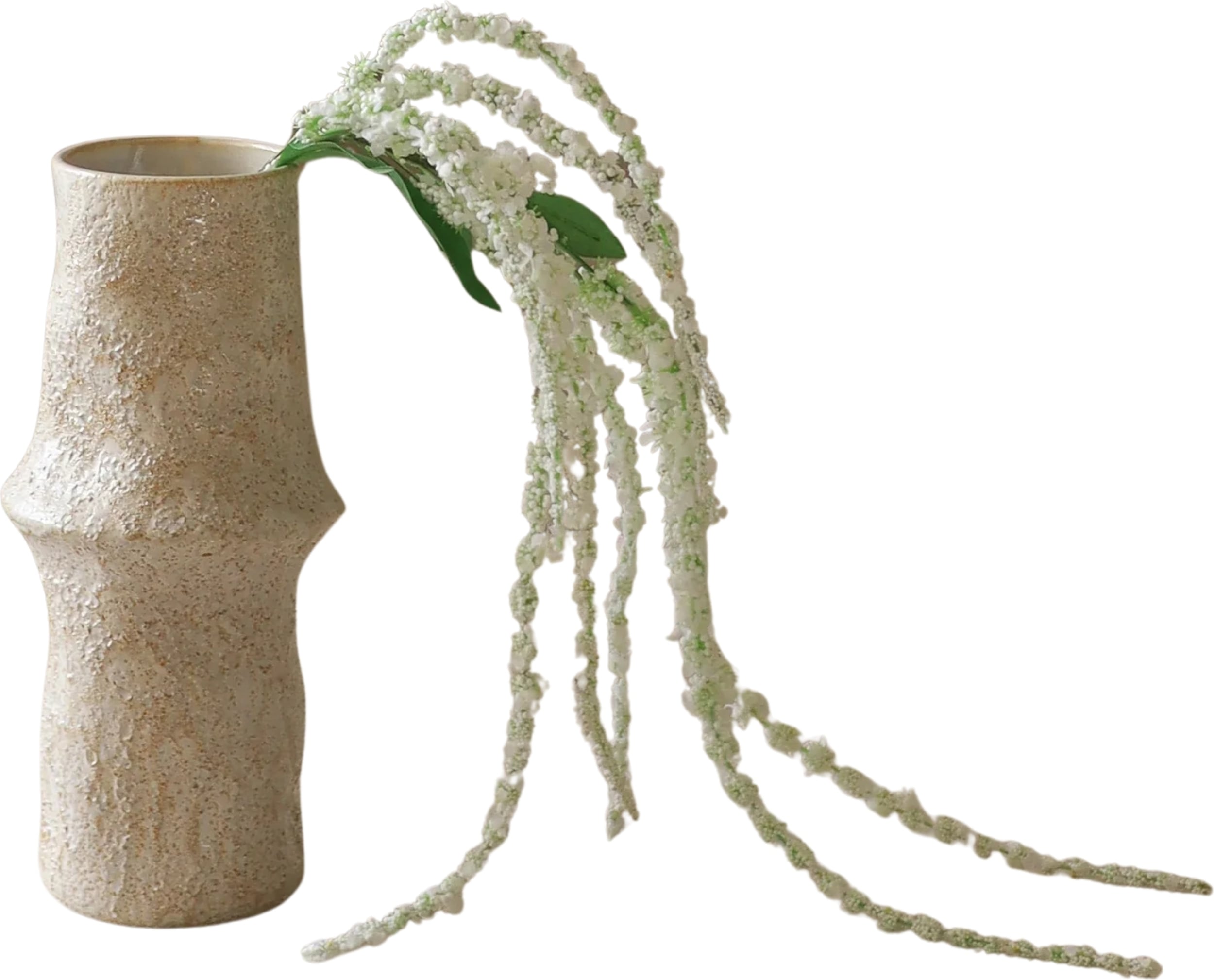 Kwiat sztuczny Botane szarłat 120 cm biały